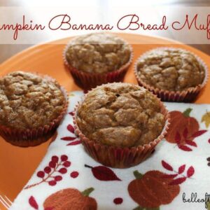 A plate of pumpkin muffins