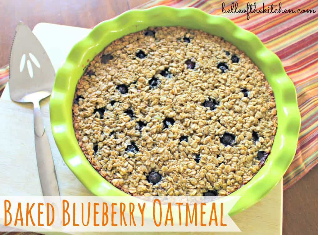 baked blueberry oatmeal