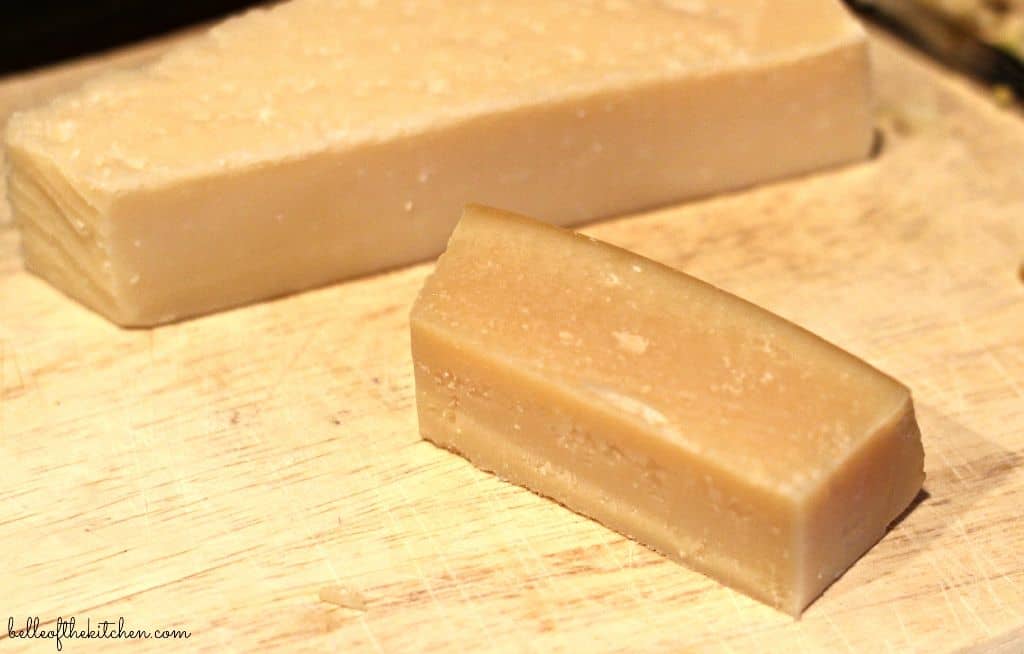 A close up of a piece of cheese