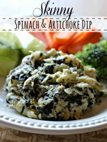 A plate of spinach dip