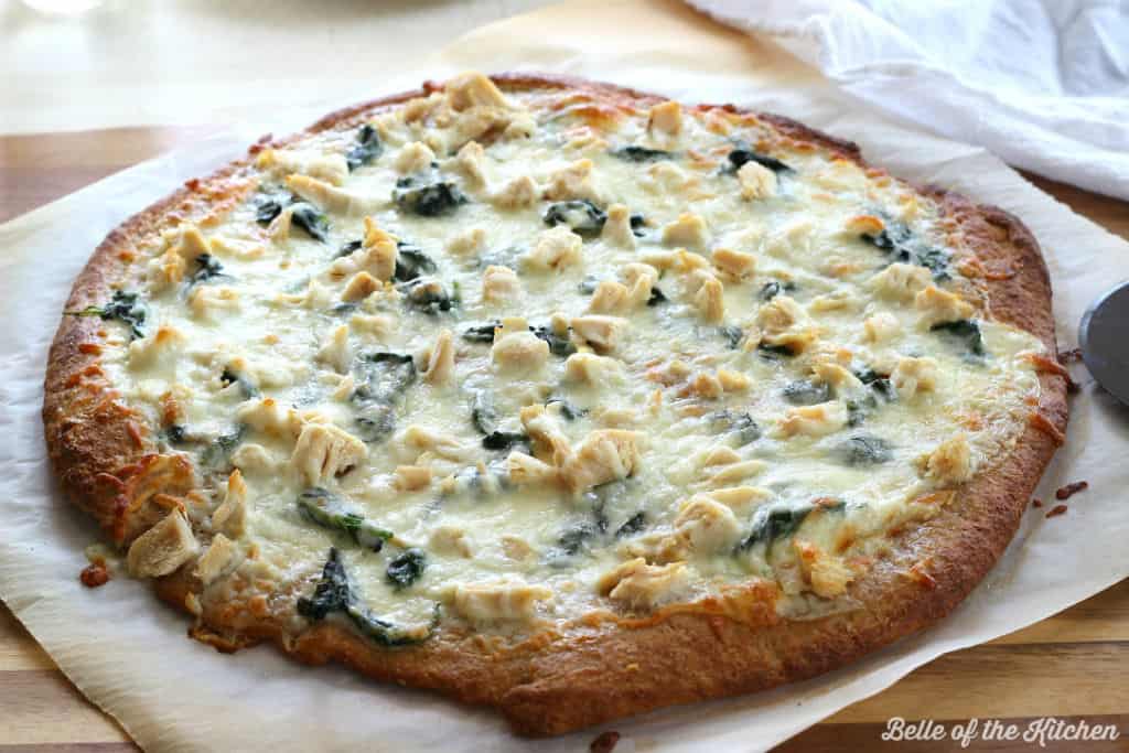 Chicken Alfredo Pizza Recipe Belle Of The Kitchen   IMG 5797 