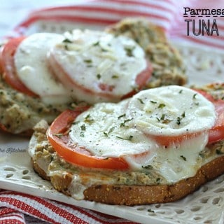 Belle of the Kitchen | Parmesan Pesto Tuna Melts