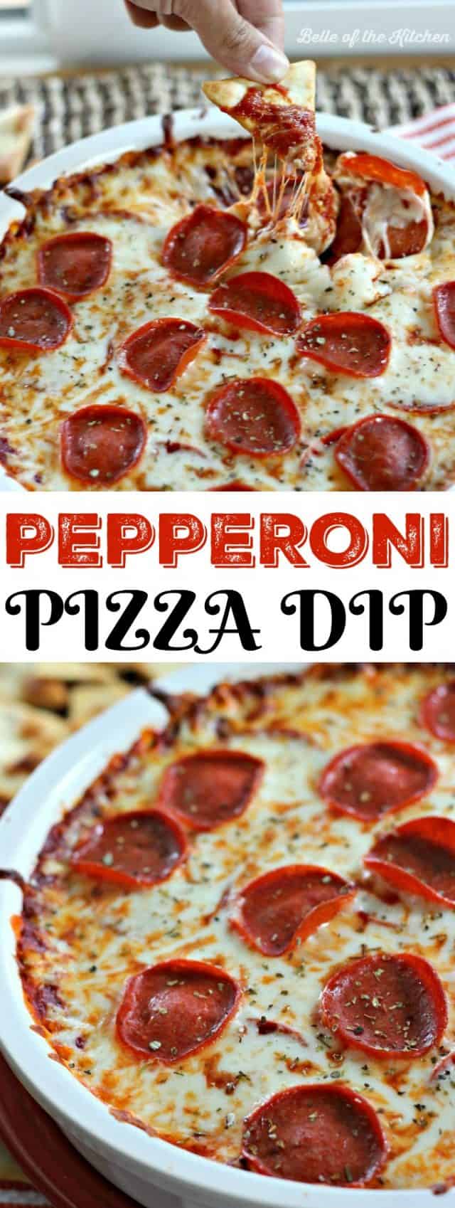 Pepperoni Pizza Dip Belle of the Kitchen