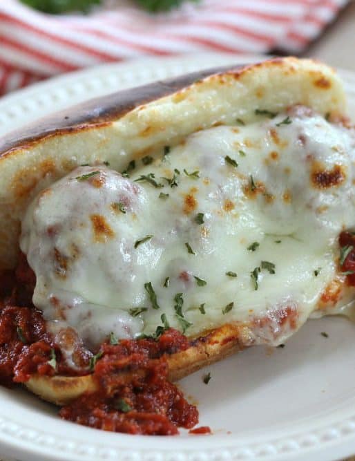 Parmesan Meatball Sandwiches Recipe