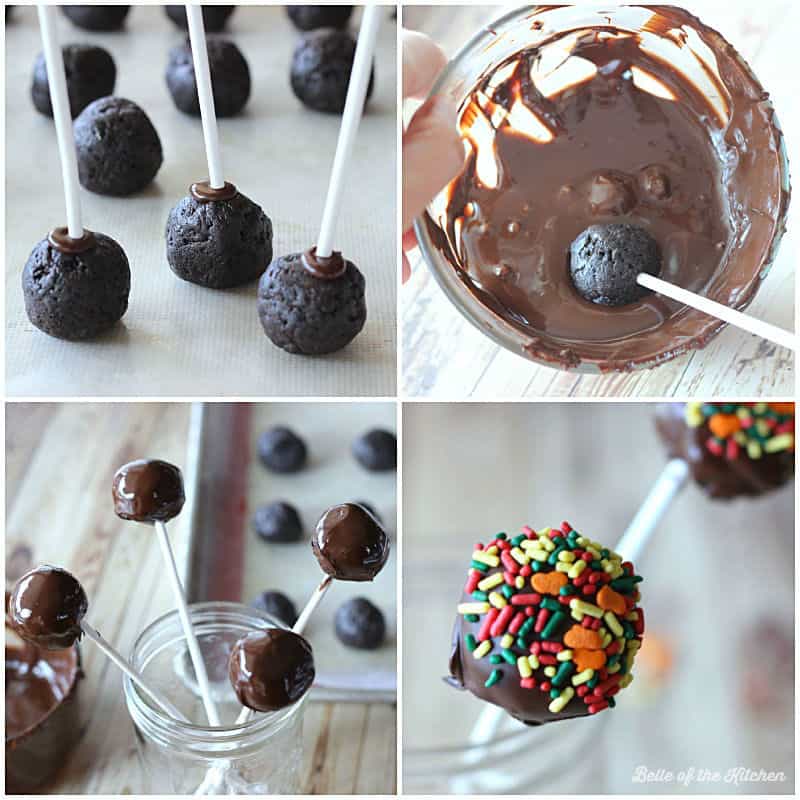 Chocolate Candy Corn Truffles