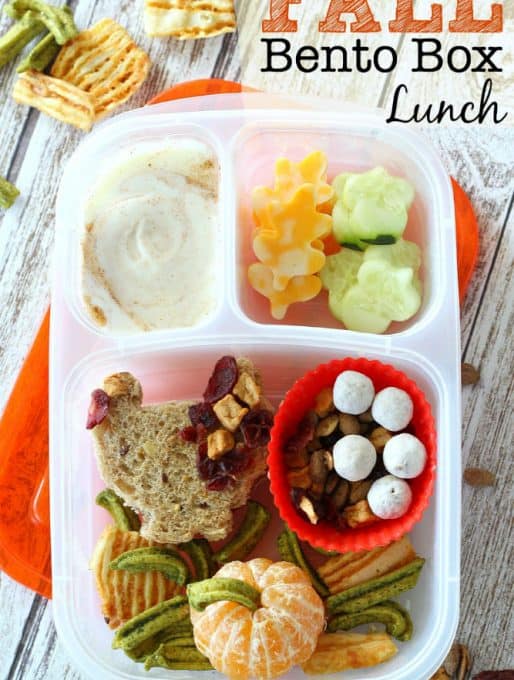Fall Themed Bento Box Lunch