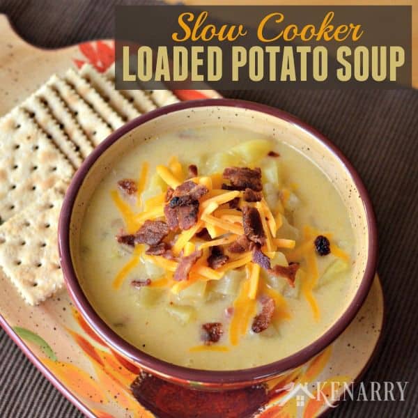 Slow Cooker Loaded Potato Soup-image