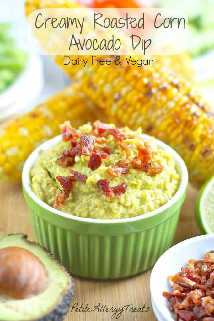 Creamy Roasted Corn Avocado Dip