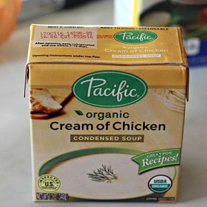 Pacific foods cream of chicken soup box