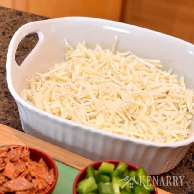 Pizza Breakfast Casserole Belle of the Kitchen