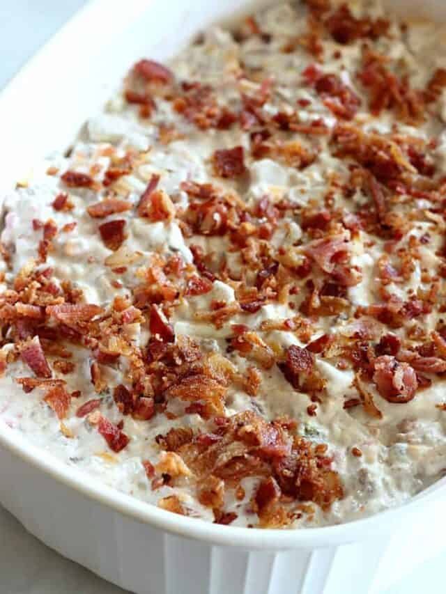 Bacon Cheeseburger Dip Story Belle of the Kitchen