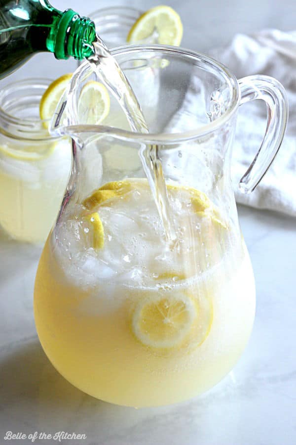 This Ginger Lemonade is an easy way to make your spring get togethers more elegant and fun. All you need is two simple ingredients and you're ready to sip!