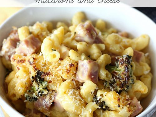 Macaroni And Cheese With Ham And Broccoli Belle Of The Kitchen