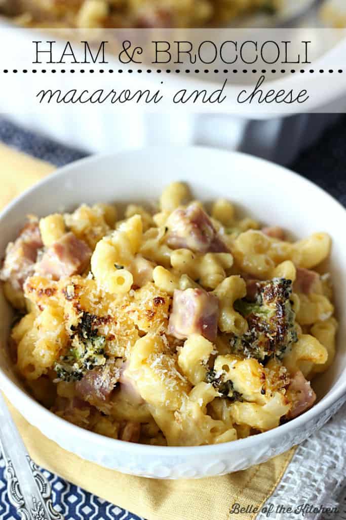 Macaroni And Cheese With Ham And Broccoli Belle Of The Kitchen