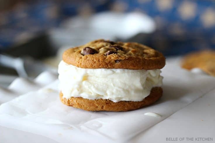 an ice cream sandwich