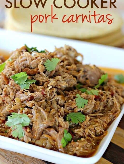 Slow Cooker Pork Carnitas Recipe
