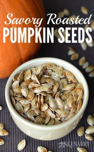 A bowl of pumpkin seeds