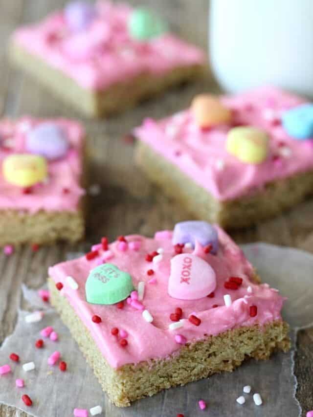 Frosted Sugar Cookie Bars Story