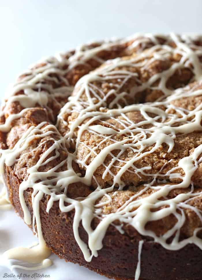 Greek Yogurt Coffee Cake Belle Of The Kitchen