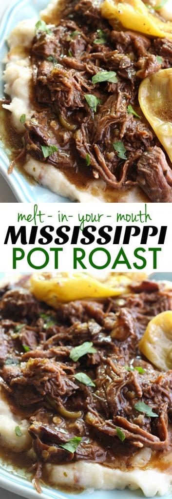 Mississippi Pot Roast - The most delicious pot roast you will EVER eat!