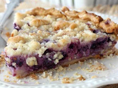 Blueberry Sour Cream Pie Belle Of The Kitchen