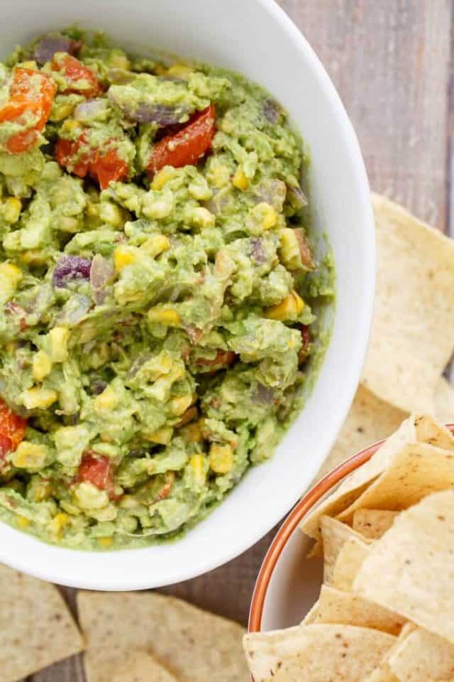 guacamole with bacon