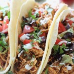 One of my favorite easy, slow cooker meals! Cilantro Lime Chicken Tacos made in the crockpot. And the ingredients are just dump and go!
