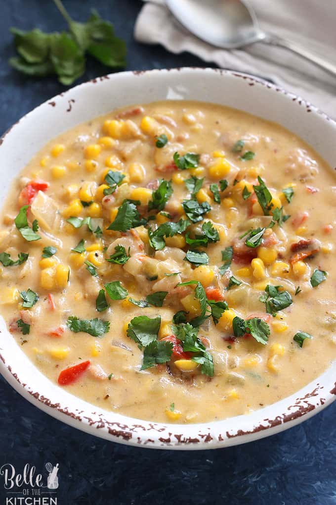 Chipotle Corn Chowder Recipe - Belle of the Kitchen