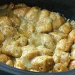 These Slow Cooker Chicken and Dumplings are an easy version of the comfort-food classic that simmers away all day in the crockpot.