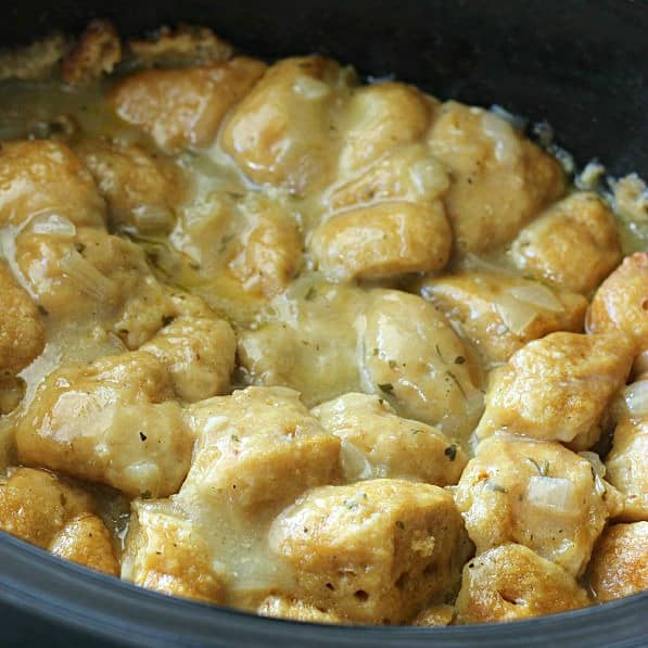 Slow Cooker Chicken and Dumplings {Super Easy!} - Belle of the Kitchen