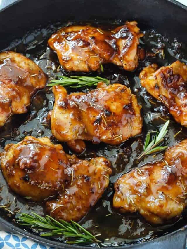 Honey Dijon Chicken Thighs Story Belle of the Kitchen