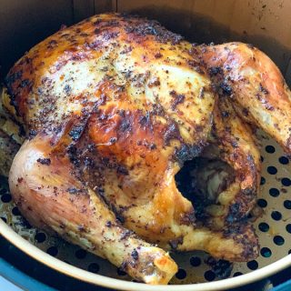 whole chicken in an air fryer