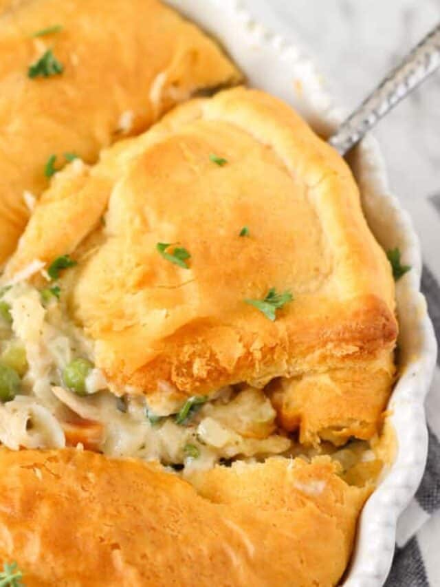 Delicious Chicken Pot Pie with Crescent Roll Crust Story Belle of the