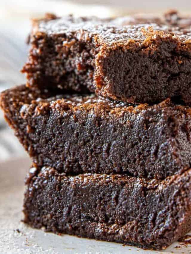 Fudgy Dark Chocolate Brownies Story Belle of the Kitchen