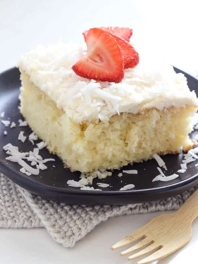 Easy Coconut Cake Recipe Story Belle of the Kitchen