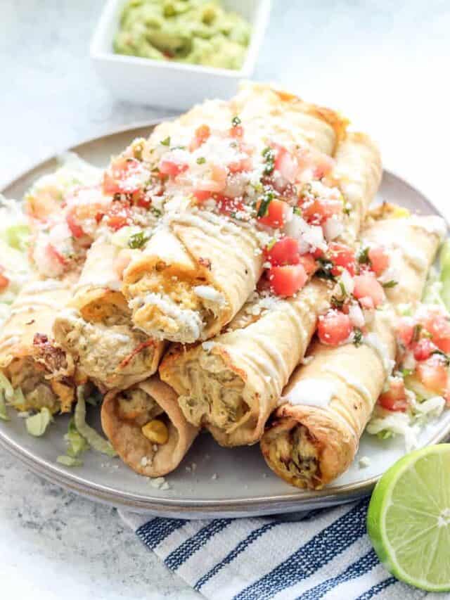 Air Fryer Taquitos with Chicken Story Belle of the Kitchen