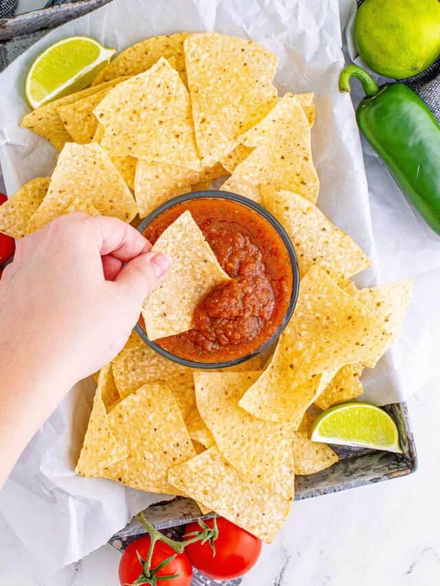 Blender Mexican Salsa Recipe Story Belle of the Kitchen