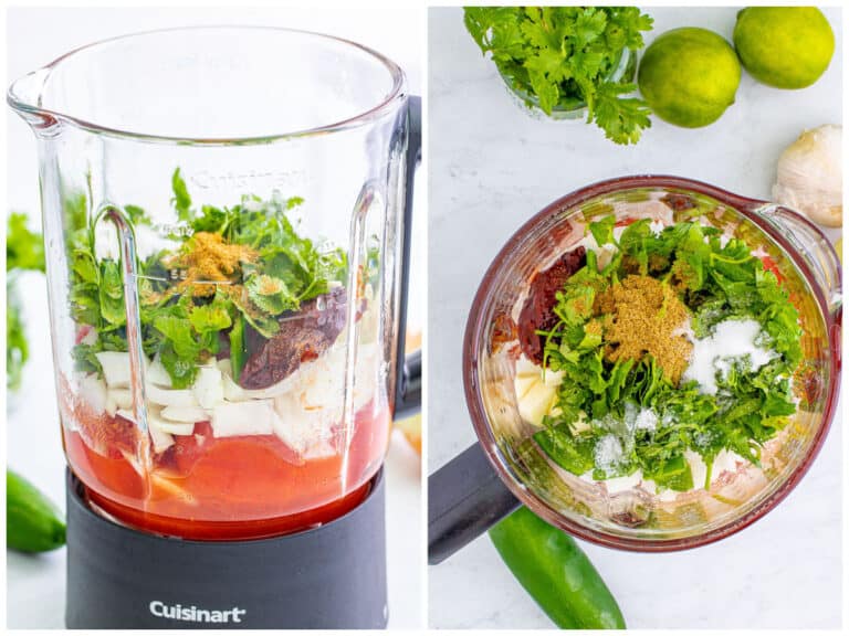 Blender Mexican Salsa Recipe - Belle of the Kitchen
