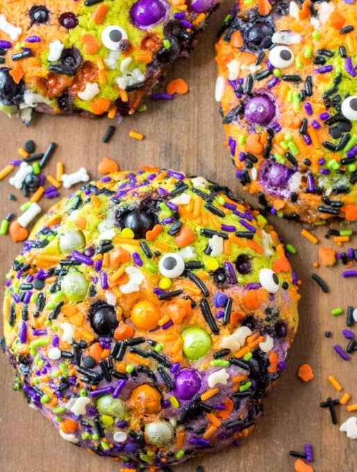 Halloween Sugar Cookies with Sprinkles
