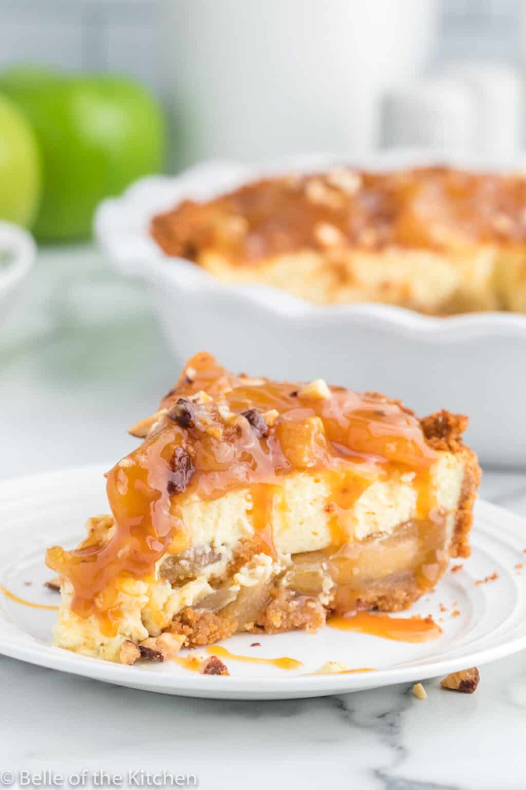 Caramel Apple Cheesecake Belle of the Kitchen