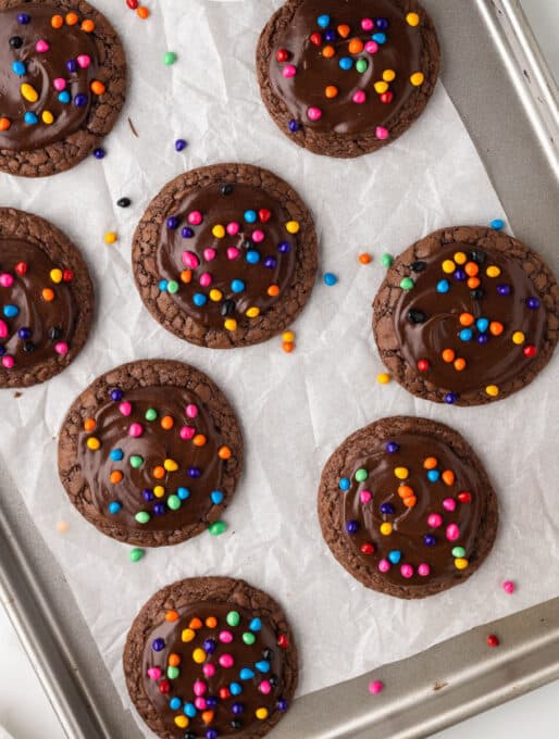 Cosmic Brownie Mix Cookies