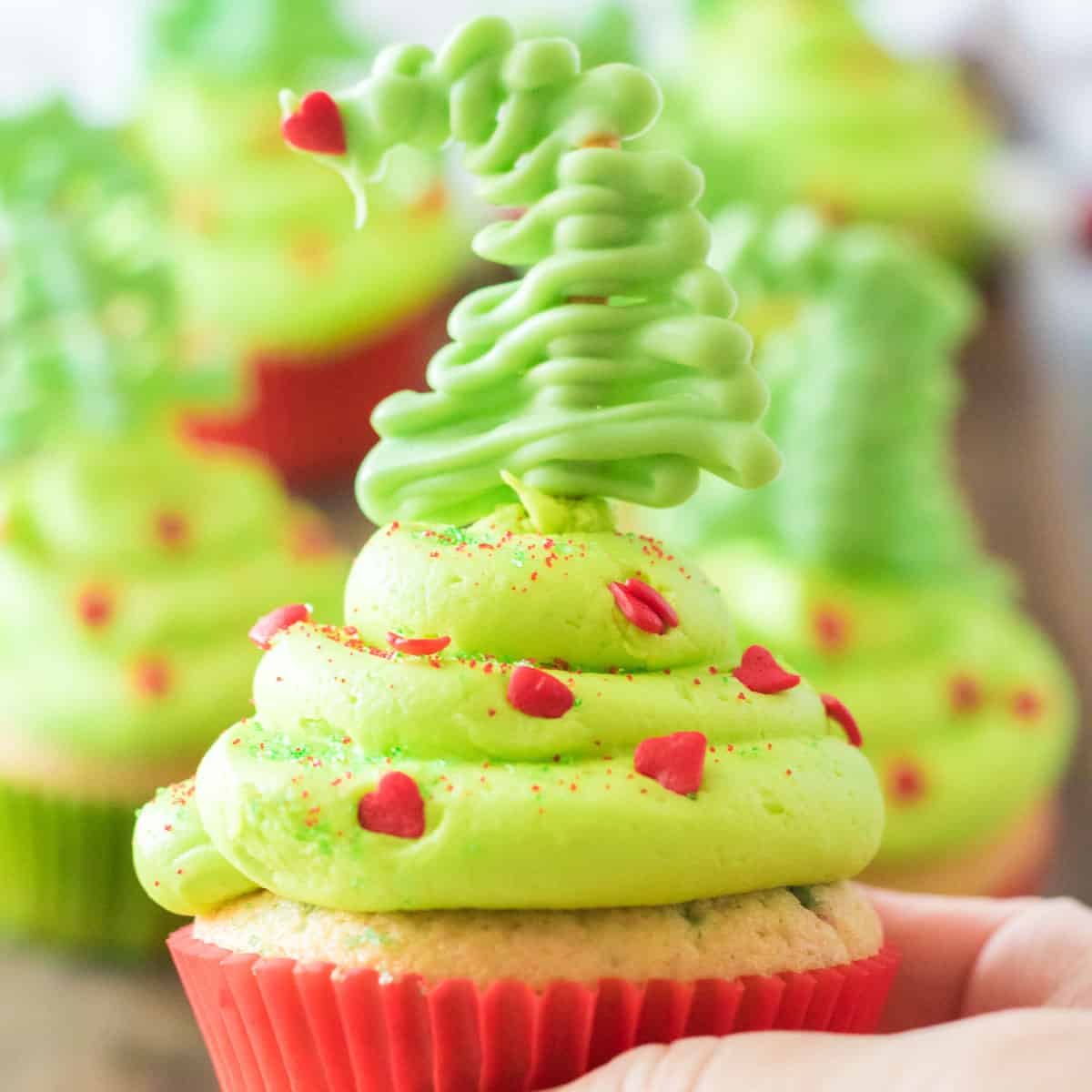 Grinch Cupcakes