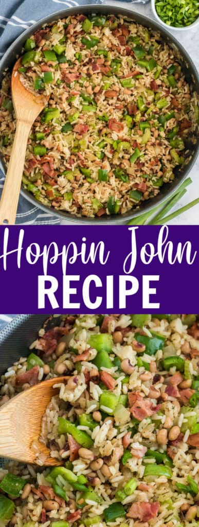 a spoon of hoppin john