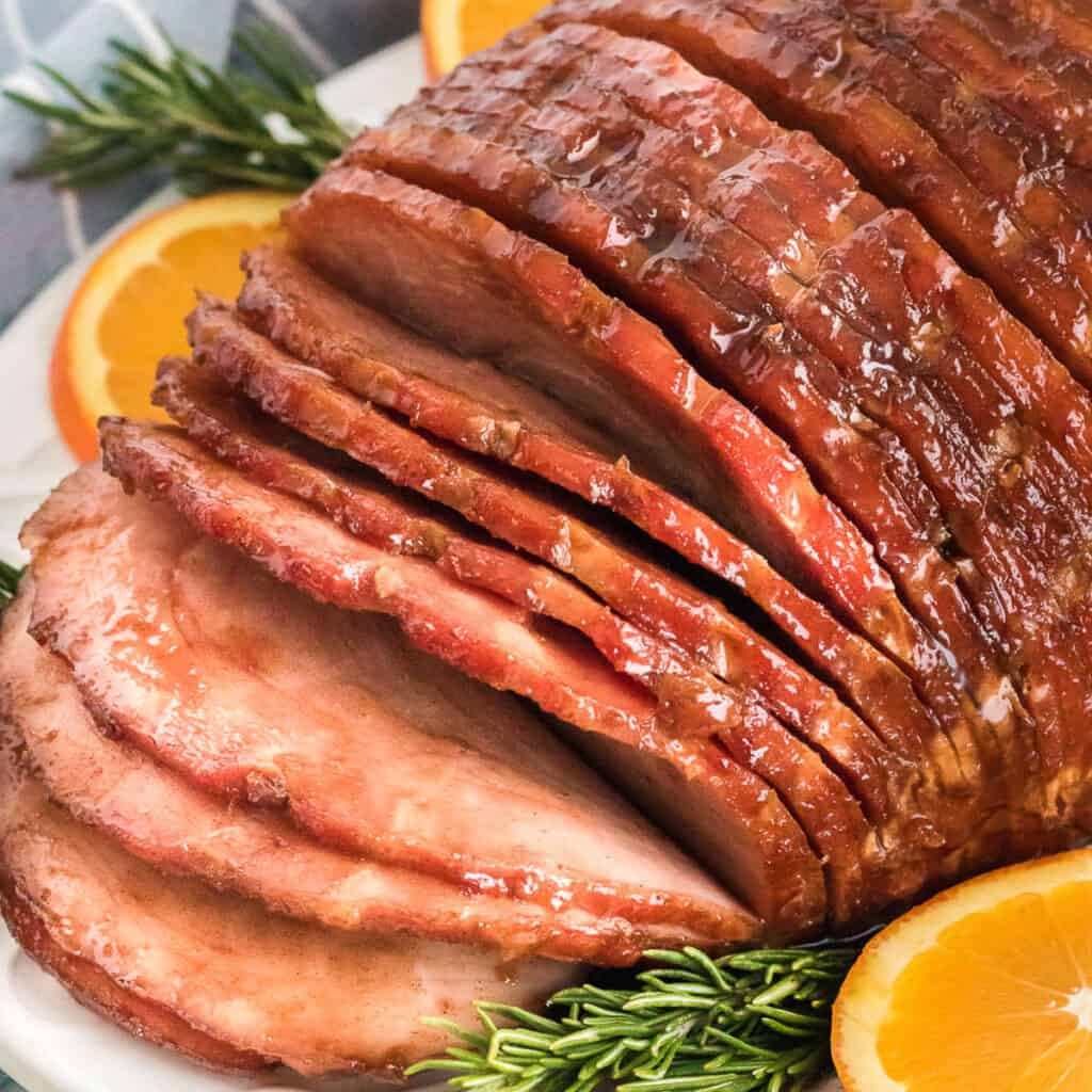 Maple-Glazed Ham