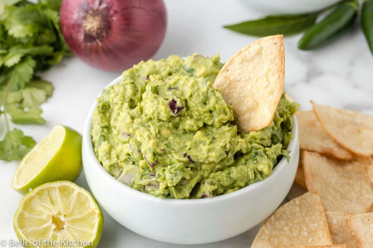 Copycat Chipotle Guacamole Recipe Belle of the Kitchen
