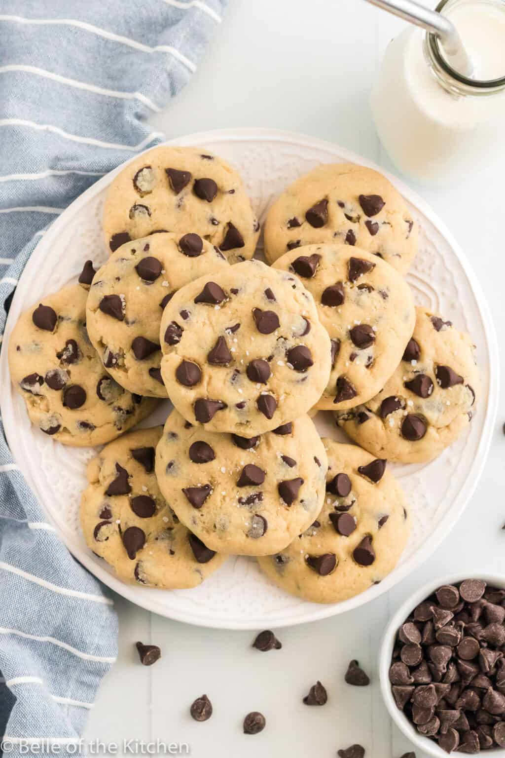 Cream Cheese Chocolate Chip Cookies Belle of the Kitchen
