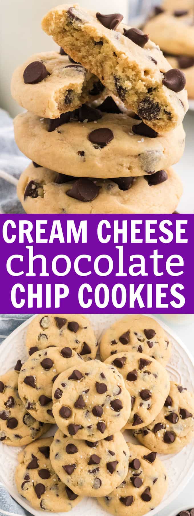 Cream Cheese Chocolate Chip Cookies Belle of the Kitchen