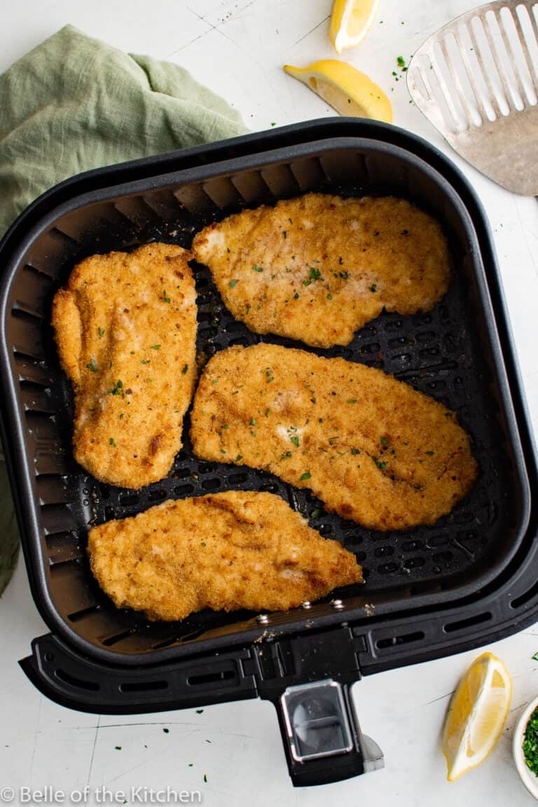 Air Fryer Chicken Cutlets Belle of the Kitchen