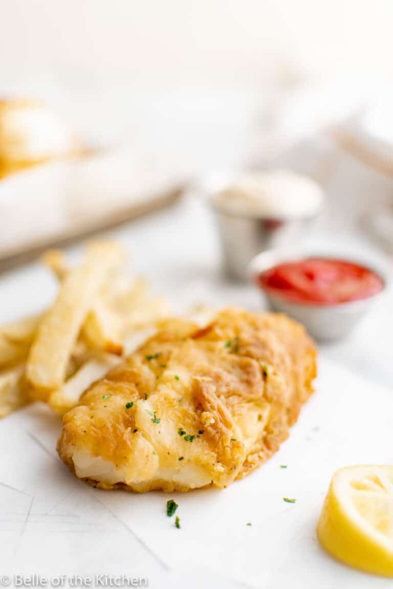 Air Fryer Fish and Chips Belle of the Kitchen