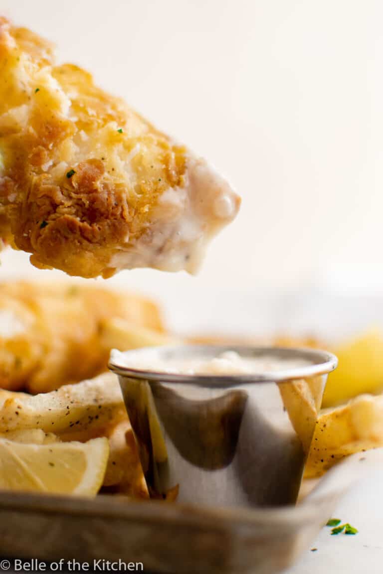 Air Fryer Fish and Chips Belle of the Kitchen